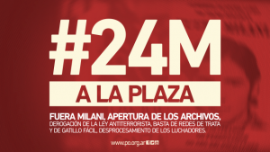 El 24, a la Plaza por el Fuera Milani