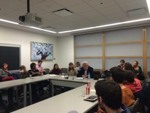 Altamira disertó ante estudiantes de Harvard