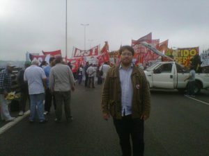 Declaraciones del diputado electo por la Provincia de BsAs Guillermo Kane desde el corte de Gaona y Vergara