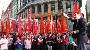El Frente de Izquierda cerró su campaña con una caravana por la Ciudad