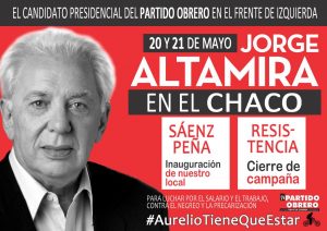 Altamira en el Chaco denunció que el kirchnerismo gobernó para los pools sojeros y destacó la necesidad de una reforma agraria