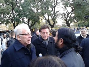 Altamira recorrió el Parque Patricios con Ramal y llamó “a reforzar la presencia del Frente de Izquierda en la Legislatura”
