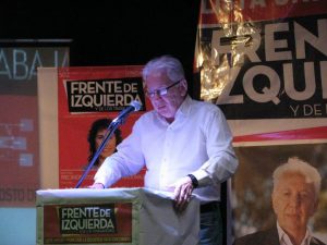 Masivo acto de la Lista Unidad del Frente de Izquierda en Neuquén