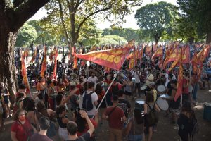 «Nos organizamos para salir a luchar con los trabajadores ocupados y desocupados por trabajo y en defensa de la educación»
