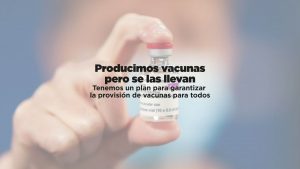 Producimos vacunas pero se las llevan