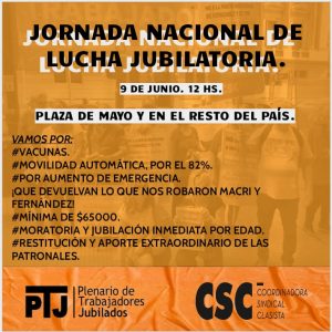 [JUBILADOS] Los adultos mayores no tenemos vacuna completa ni le ganamos a la inflación