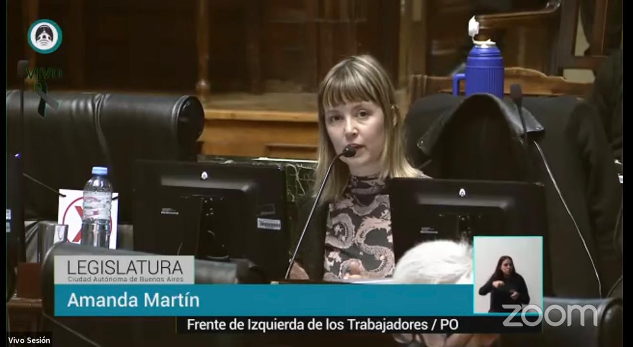 [LegisCABA] [CódigoEdificación] Amanda Martin: “Larreta inaugura una nueva temporada de privatizaciones en la ciudad”