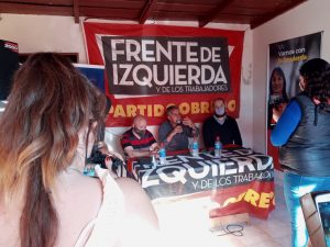 Néstor Pitrola en Pringles: “Kirchneristas y macristas compiten a cual es más endeudador. Y ambos tienen razón»