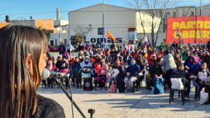 Romina Del Plá desde Lomas de Zamora: “Insaurralde y Tolosa Paz tienen un plan de destrucción de viviendas populares, no de construcción”