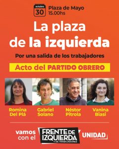 30 de octubre: La Plaza de la Izquierda
