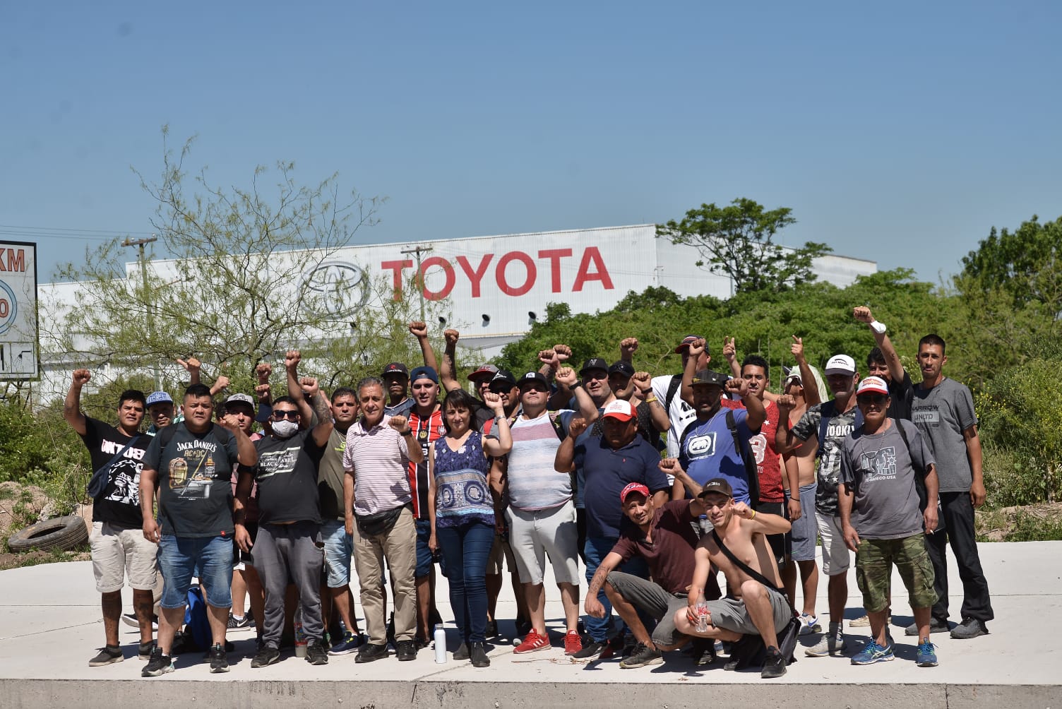 Acto del Partido Obrero en Toyota contra la Reforma Laboral