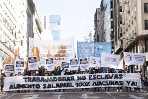 Miércoles 10h Trabajadoras de Casas Particulares movilizan de Obelisco a Ministerio de Trabajo