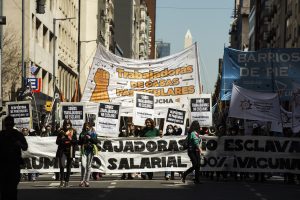 Jueves11h Trabajadoras de Casas Particulares concentran en el Ministerio de Trabajo