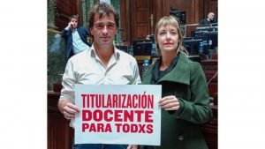 [Reforma Estatuto Docente] Amanda Martin y Gabriel Solano presentaron un dictamen de minoría  planteando la titularización del conjunto de la docencia