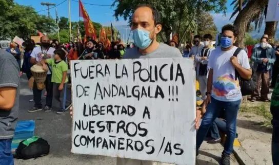 Repudio a las detenciones e imputaciones de activistas ambientales integrantes de la Asamblea el Algarrobo de la ciudad de Andalgalá