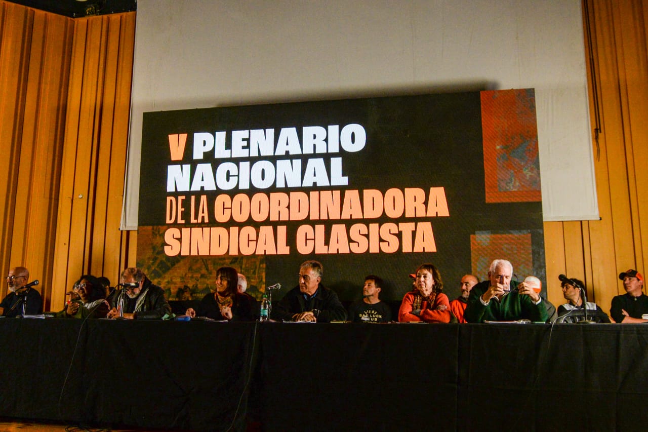 Fuerte plenario de la Coordinadora Sindical Clasista-PO resuelve plan de lucha