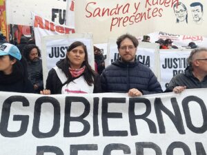 Guillermo Kane: «Justicia por Sandra y Rubén es que Vidal y Sanchez Zinni estén presos y se termine el ajuste de «Todos» y «Juntos»»