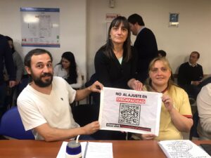Romina Del Plá: “El gobierno niega el recorte, pero en las calles hay miles de prestadores que están sin cobrar hace meses”.