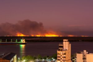 El Partido Obrero se moviliza contra las quemas intencionales y por recursos para apagar el fuego