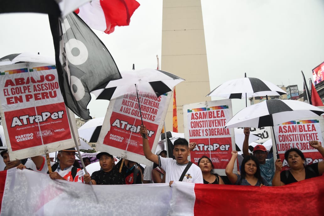 El Frente de Izquierda moviliza este martes 17:30h frente a la cumbre de la Celac y en apoyo al pueblo peruano