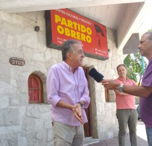 Néstor Pitrola en Mar del Plata