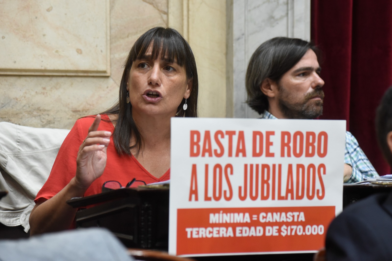 Romina Del Plá: “Esta moratoria no compensa el robo sistemático a los jubilados”.