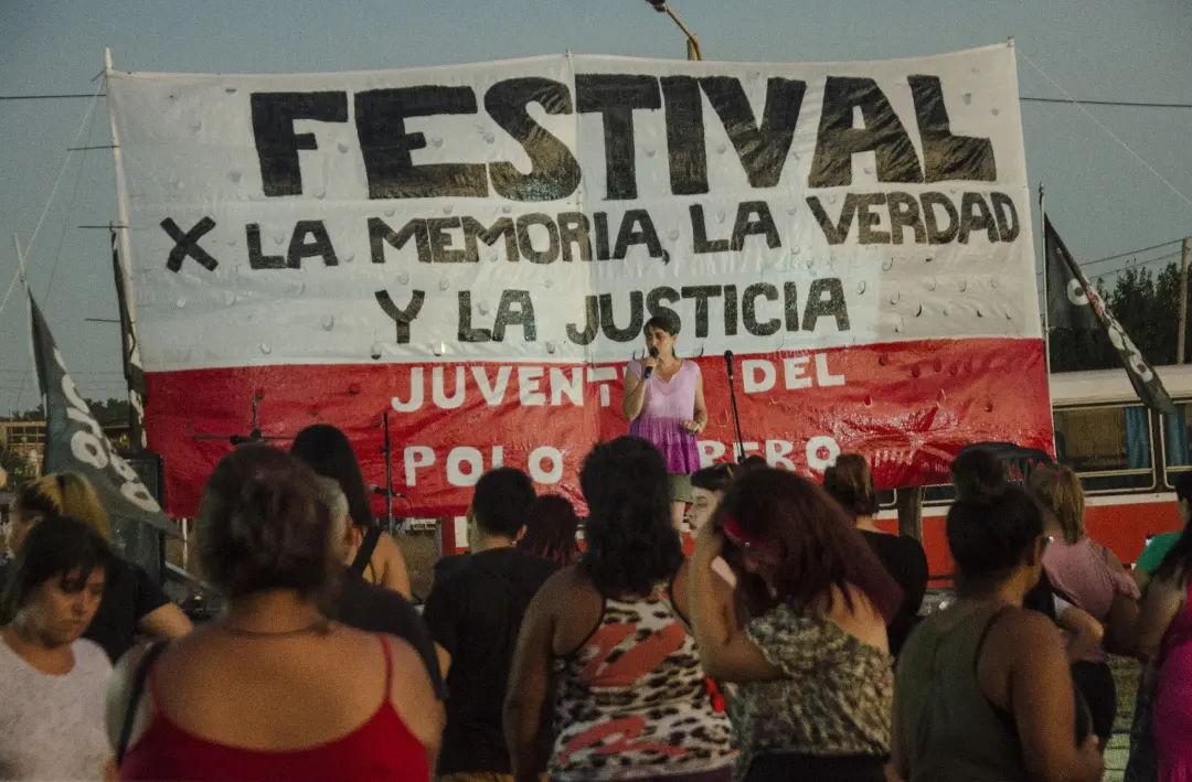 Festival por la memoria, la verdad y la justicia: la juventud piquetera se prepara para ganar las calles el próximo 24 de marzo conta la impunidad de ayer y de hoy.