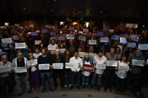 Gran audiencia pública por la absolución de César Arakaki y Daniel Ruíz y contra la criminalización de la protesta social