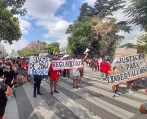 Marcha por justicia para Limbert Valero.