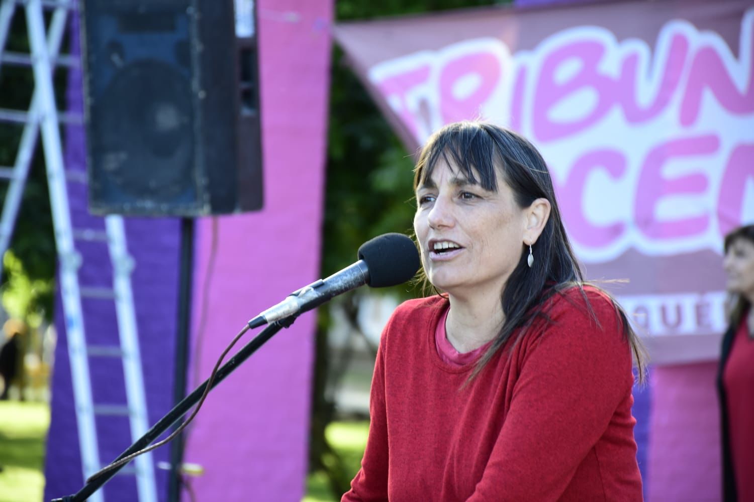 Romina Del Plá en Río Negro: “El Frente de Izquierda es la única fuerza política que apoya incondicionalmente la huelga docente”