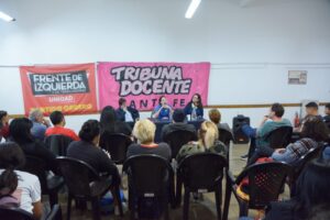 Gabriel Solano se reunió con docentes y estudiantes: «Son rehenes del narco estado”