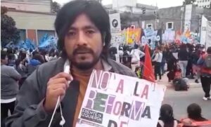 ¡Libertad a Iván Blacutt y a todas y todos los detenidos! ¡Basta de perseguir a los que luchan!