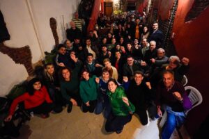 Musicxs, actores, cineastas, bailarines, artistas visuales y estudiantes del arte se reunieron con Vanina Biasi y Néstor Pitrola