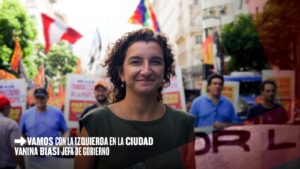 ¿Quién es Vanina Biasi, la única candidata a jefa de gobierno de la Izquierda en la Ciudad?
