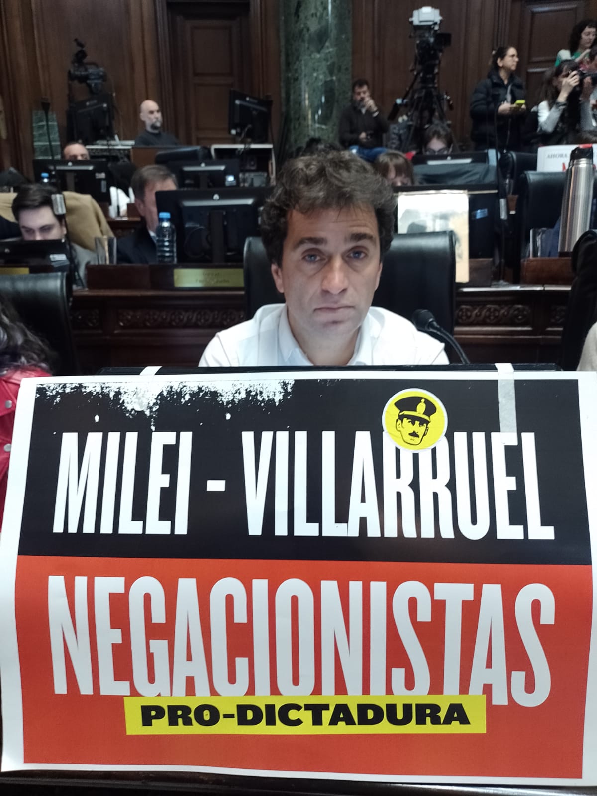 Fuerte choque en la Legislatura porteña entre Solano y el Bloque de Milei   “Milei, Villarruel y los legisladores de la Libertad Avanza son todos fachos”