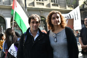 Movilización a la embajada de Estados Unidos contra el envío de armas a Israel y el financiamiento del genocidio del pueblo palestino
