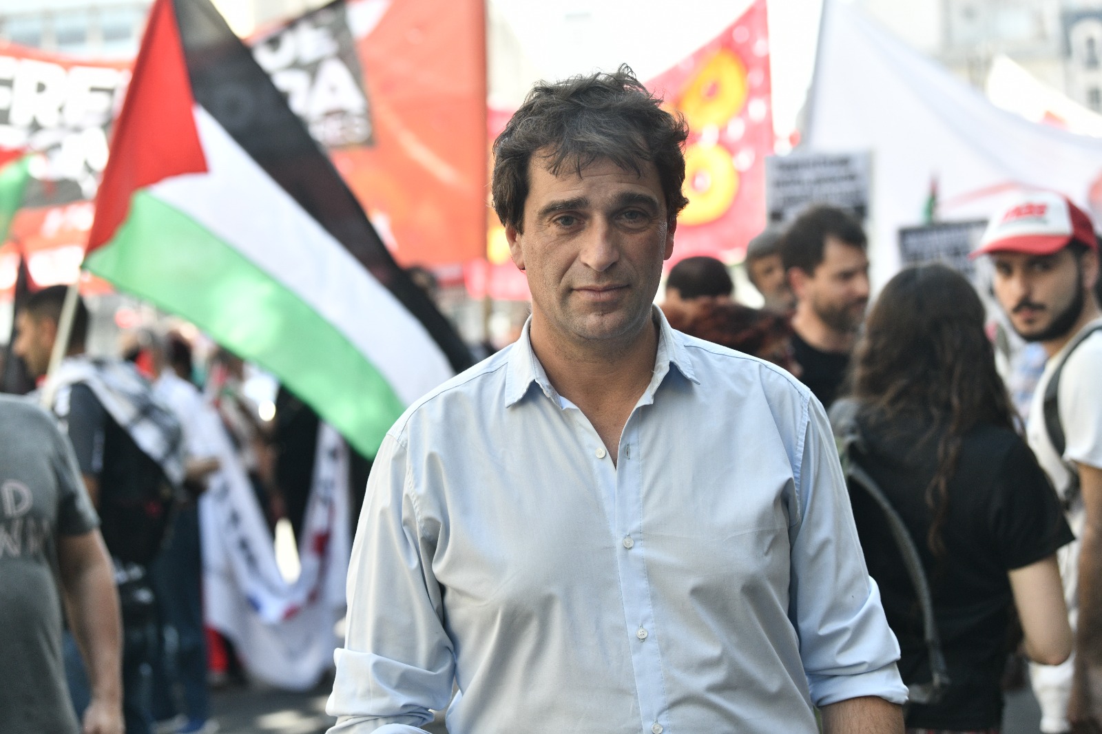 Gabriel Solano denunció: “Milei y Massa apoyan el genocidio de Israel al pueblo palestino”
