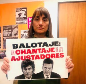 Romina Del Plá: «El balotaje es una extorsión para elegir entre ajustadores»