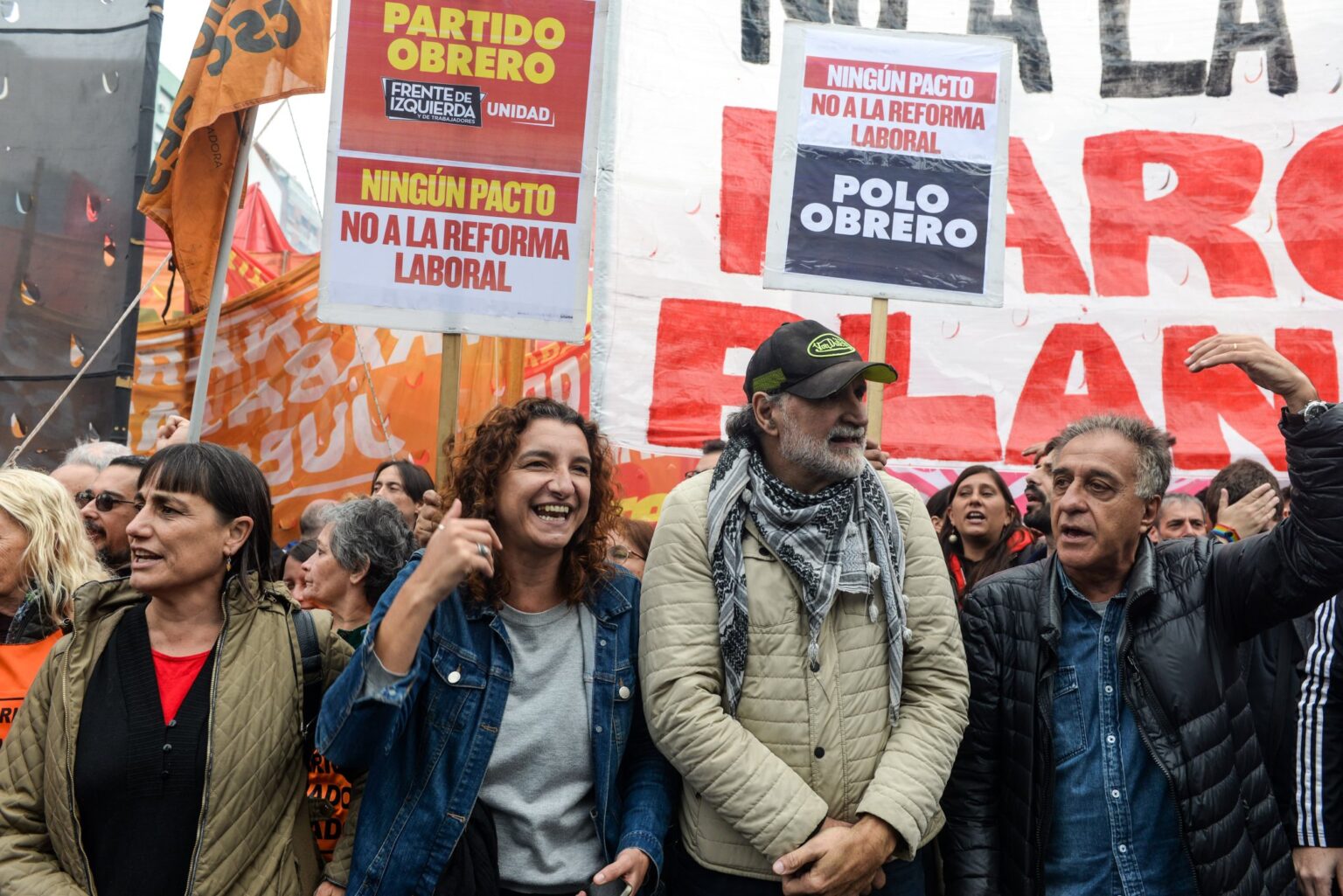 [1demayo] Romina Del Plá: “Vinimos a este 1° de Mayo a denunciar todo el pacto de las centrales con el gobierno de la reforma laboral y sus socios políticos, por un paro activo hasta la huelga general”