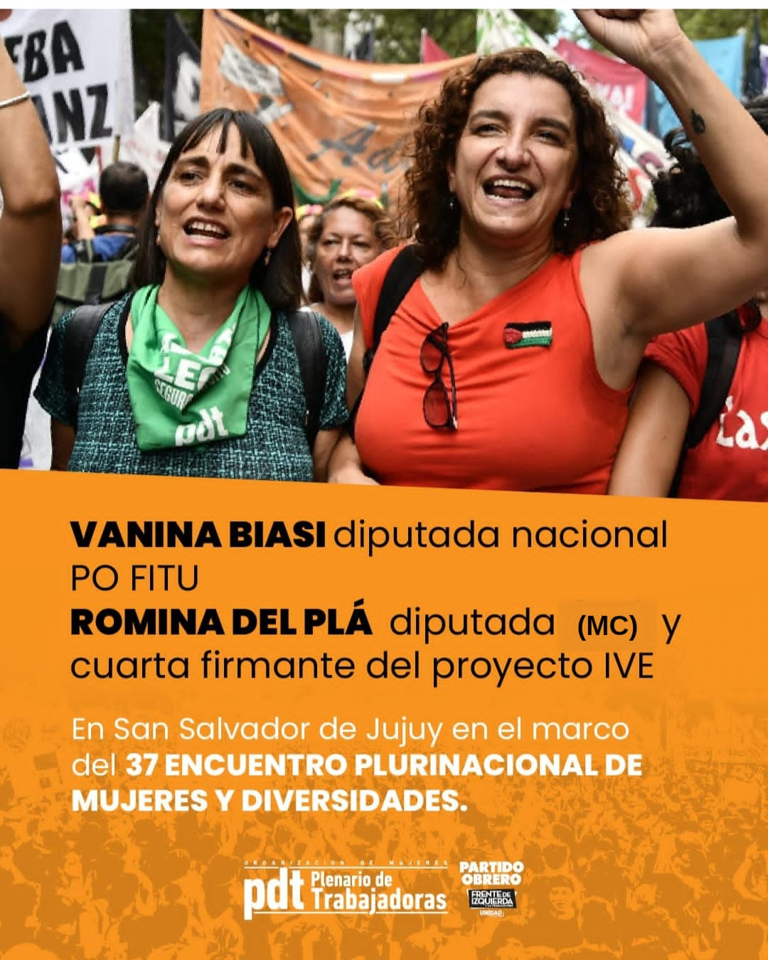 Vanina Biasi: “Mujeres y diversidades nos preparamos para luchar hasta derrotar a Milei”