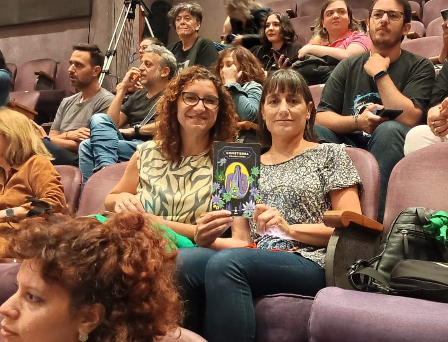 Las diputadas Vanina Biasi y Romina Del Plá participaron de la lectura colectiva de Cometierra