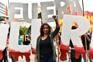 Vanina Biasi llamó a golpear a Macri y Milei con la izquierda