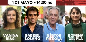 El Partido Obrero convoca a la Plaza de Mayo a un acto del 1 de Mayo por el Día Internacional de los trabajadores