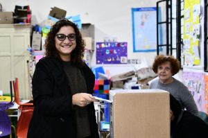 Votó Vanina Biasi candidata a legisladora del Frente de Izquierda y Trabajadores Unidad