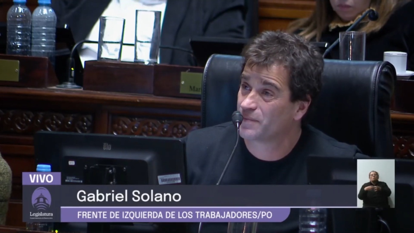 Gabriel Solano: “La Legislatura aprobó por mayoría nuestro proyecto de apoyo a la lucha del Garrahan”