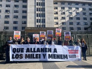 Solano: «Pedimos que se allanen a los Milei y Menem urgente y ser querellantes