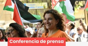 Conferencia de prensa contra el procesamiento de Vanina Biasi
