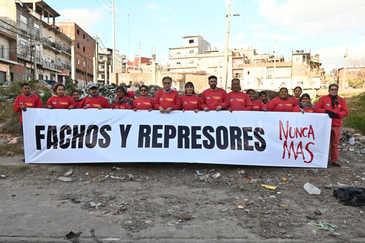 Romina Del Plá y Néstor Pitrola en Villa Celina: “Nosotros decimos NUNCA MÁS a los fachos y a los represores como Milei y Bullrich”