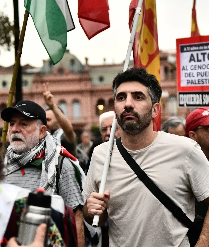 Giachello: «En viaje a Gaza repudio la visita de Milei al genocida Netanyahu»