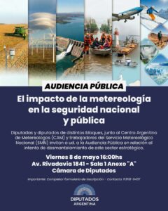 Pitrola: “Desmantelar el Servicio Meteorológico Nacional es jugar con la vida de millones de trabajadores”